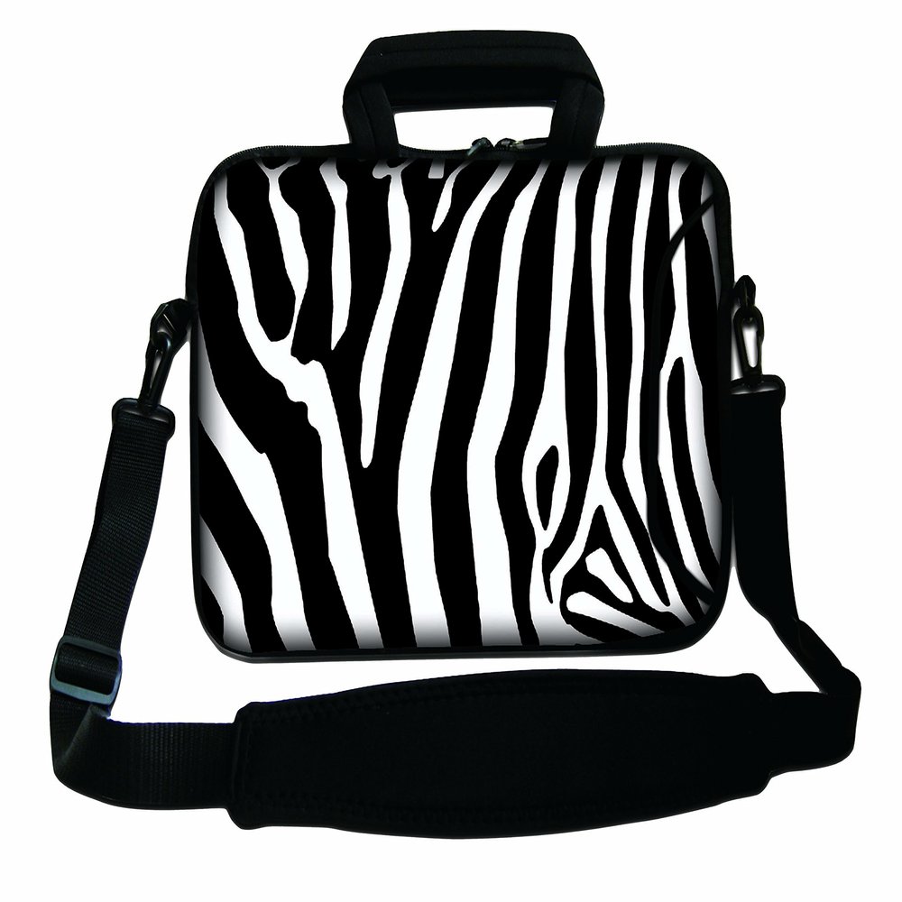 12" Sac Bandoulire Housse Sacoche pour ordinateur portable avec poche