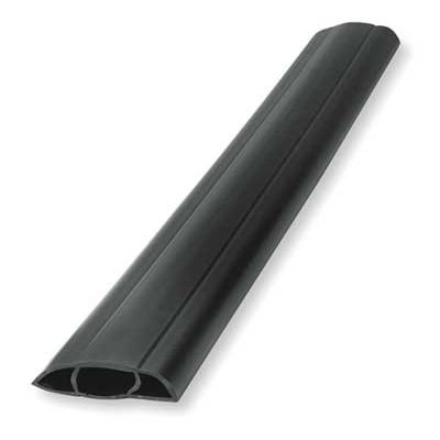 Cable Protector, 1 Channel, Black, 5 ft. L