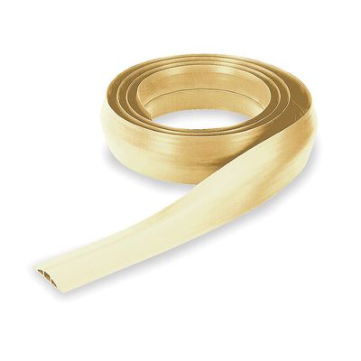 Cable Protector, 1 Channel, Beige, 10 ft. L