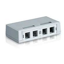 Snap-In 4-Port Surface-Mount Box