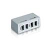 Snap-In 4-Port Surface-Mount Box view 2