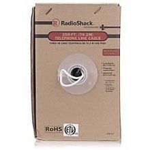 RadioShack 250-Ft. 4-Conductor Phone Wire in Pull Box