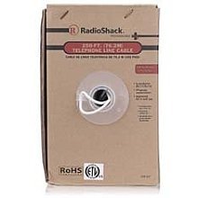 RadioShack 250-Ft. 4-Conductor Phone Wire in Pull Box