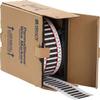 Brady HX-375-2-BK-2 PermaSleeve Wire Marking Sleeves, 0.622" Height, 0.984" Width, Polyolefin (B-7642) Black (Roll of 2000) view 1