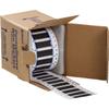 Brady HX-500-2-BK-4 PermaSleeve Wire Marking Sleeves, 0.829" Height, 0.492" Width, Polyolefin (B-7642) Black (Roll of 2000) view 1