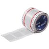 Brady 2HX-1000-2-WT-S PermaSleeve Wire Marking Sleeves, 1.634" Height, 1.969" Width, Polyolefin (B-7642) White (Roll of 100) view 1