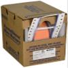 Brady 3PS-1000-2-OR-S PermaSleeve Wire Marking Sleeves, 1.660" Height, Width, Polyolefin (B-342) Orange (Roll of 100) view 1