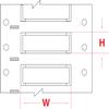 Brady 2ZH-2000-2-WT-S PermaSleeve Wire Marking Sleeves, 2.00" Height, 1.969" Width, Polyolefin (B-7641) White (Roll of 50) view 1