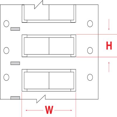 Brady LSZH-375-150-WT-2 PermaSleeve Wire Marking Sleeves, 0.626" Height, 0.748" Width, Polyolefin (B-7641) White (Roll of 2000)