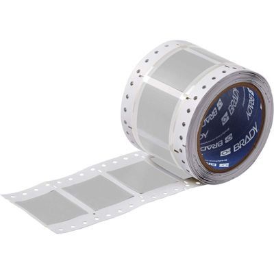 Brady 3PS-1000-2-GY-S PermaSleeve Wire Marking Sleeves, 1.660" Height, 2.00" Width, Polyolefin (B-342) Gray (Roll of 100)