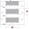 Brady 3PS-1000-2-GY-S PermaSleeve Wire Marking Sleeves, 1.660" Height, 2.00" Width, Polyolefin (B-342) Gray (Roll of 100) view 2