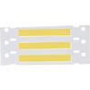 Brady HX-125-2-YL-2 PermaSleeve Wire Marking Sleeves, 0.244" Height, 0.984" Width, Polyolefin (B-7642) Yellow (Roll of 5000) view 1