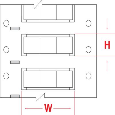 Brady HX-1000-2-WT-3 PermaSleeve Wire Marking Sleeves, 1.634" Height, 0.667" Width, Polyolefin (B-7642) White (Roll of 750)