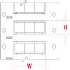 Brady HX-1000-2-WT-3 PermaSleeve Wire Marking Sleeves, 1.634" Height, 0.667" Width, Polyolefin (B-7642) White (Roll of 750) view 1