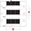 Brady 2HX-125-2-BK-3 PermaSleeve Wire Marking Sleeves, 0.244" Height, 0.667" Width, Polyolefin (B-7642) Black (Roll of 7500) view 1