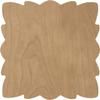 Ekena Millwork ROS05X05SPMA Springtime Square Rosette, 5"W x 5"H x 3/4"P, Maple view 4