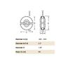 Reelcraft 600193 Adjustable Cord Bumper, for Reel Series L 4000 and L 5000, 2.5 OD view 2