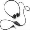 VEC Electronics Spectra SP-VC 5 Deluxe Twin Speaker Transcription Headset, Volume Control and Stereo/Mono Switch, 5 ft. Cord with a 3.5mm Right Angle Stereo Plug, Pouch for Personal Storage view 1