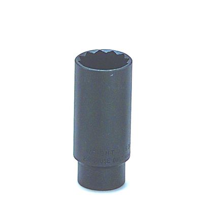 Wright Tool 34632 1/2" Drive 12 Point Deep Socket, 1"