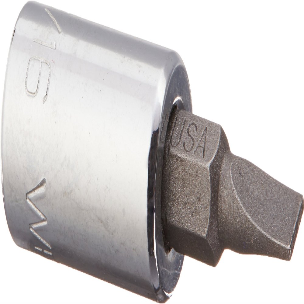 Wright Tool 2260 1/4" Drive Standard Screwdriver Bit and Socket, 3/16"