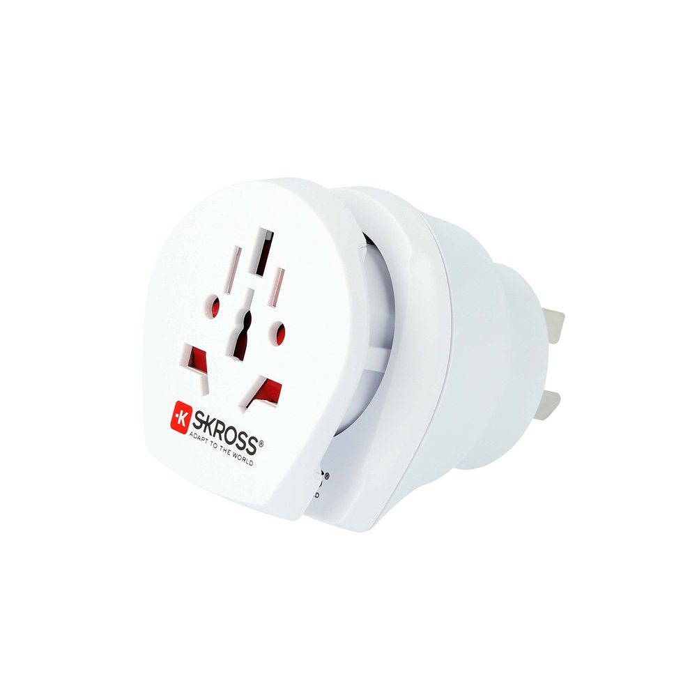 SKROSS Reiseladegert + Adapter-Set wei