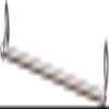 Ikenaga IronWorks ST-300 Towel Hanger, Towel Hanging Screw, Stainless Steel, 11.8 inches (30 cm), Made in Japan view 1