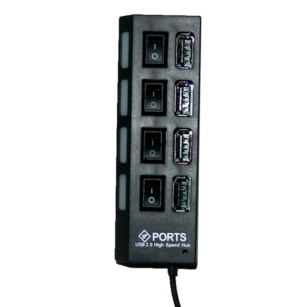LogiLink USB 2.0 HUB 4-Port Black, UA0128