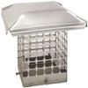 The Forever Cap CCSS88S 8 x 8-Inch Stainless Steel Single Flue Chimney Cap, Small view 1