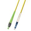 Ultra Spec Cables 2M Singlemode Simplex Fiber Optic Patch Cable Cord (9/125) - FC/APC to LC/UPC view 1