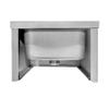 ACE Equipment Stainless Steel Floor Mount Mop Sink (24" x 24" x 14") view 3