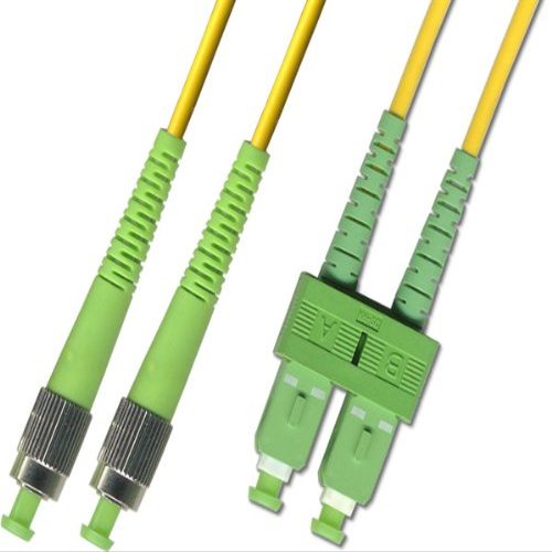 15M - Singlemode Duplex Fiber Optic Cable (9/125) - FC/APC to SC/APC