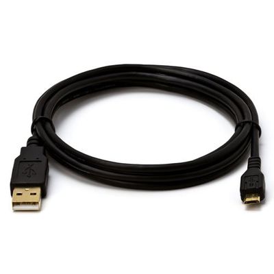 6 FT Black High Speed USB 2.0 A/Micro B 5 Pin Male M/M Data Cable