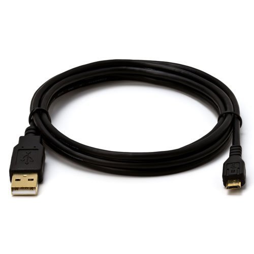 6 FT Black High Speed USB 2.0 A/Micro B 5 Pin Male M/M Data Cable
