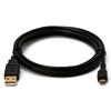 6 FT Black High Speed USB 2.0 A/Micro B 5 Pin Male M/M Data Cable view 1