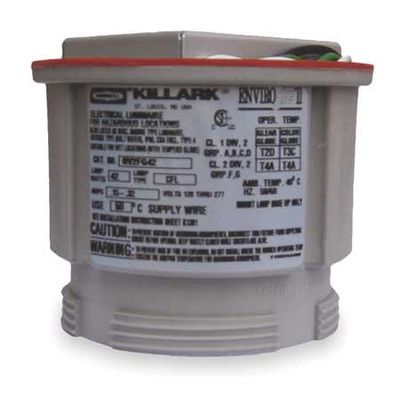 Killark 093-2407J Compact Fluorescent Fixture, GX24Q3 Lighting, Black
