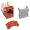 Systimax MGS400-112 GigaSPEED XL MGS400 Series Category 6 U/UTP Ethernet Outlet, Orange view 1