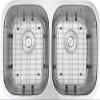 Ruvati 32-in 16-Gauge 50/50 Undermount Double Bowl Sink - RVM4300 view 3