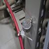 KEY-BAK Industrial Dual Retractable Reel with 48" Stainless Steel Cable, Bracket Mount, Chrome Front, Large Swivels, Zip Tie view 3