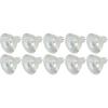 Ironsmith Lighting Products Gu 5.3 Halogen Flood Light Bulbs - Clear Glass Lens, Dimmable 2800K Warm White Light, 12 Volts 50 Watts Halogen Lamp, For Recessed & landscape Lighting - Pack of 10 view 3