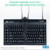 KINESIS Freestyle2 USB-A Ergonomic Keyboard w/ VIP3 Lifters for PC (9" Separation) (KB820PB-US) view 2