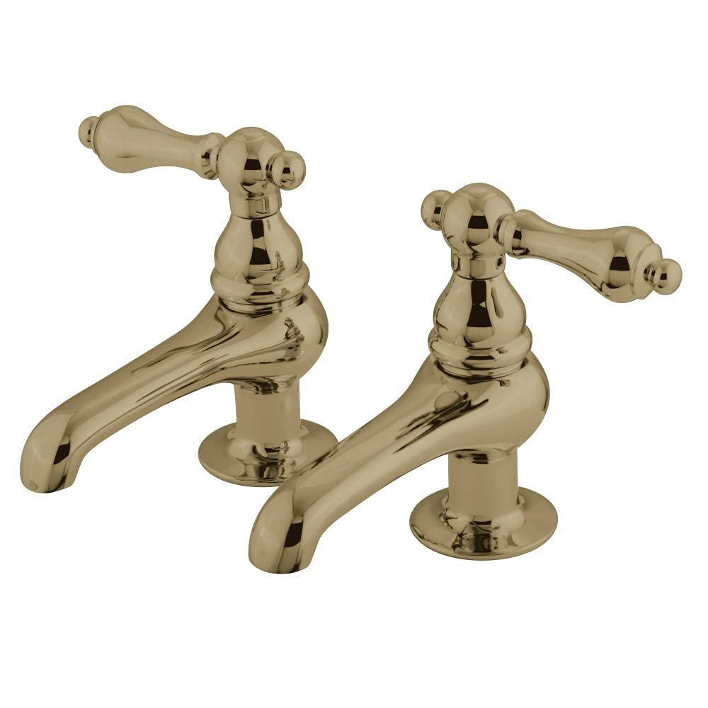 Kingston Brass CC1L2 Basin Faucet, Polished Brass