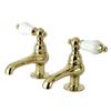 Kingston Brass CC5L2 Basin Faucet (1) CCPL2CSC (1) CCPL2CSH, Polished Brass view 1