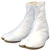 Ninja Tabi Shoes Low Top Comfort-Cushioned 7 Clips (24.5 cm) White view 1