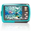 SVP Aqua 5500 Blue (with Micro 32GB) 18MP Dual Screen Waterproof Digital Camera view 2