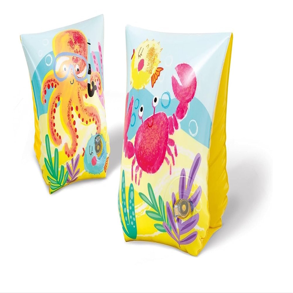 Viscio Trading Fun Fish Armrests, PVC, Multicoloured, 23 x 15 x 0.2 cm