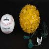 Novelty Lights 6in 50 Light Starlight Sphere, Yellow, Ornament Ball Light, 5ft Hanging Cord with S Hook, 12ft Power Cord with Stackable Plug, Commercial Grade view 4