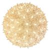 Novelty Lights 10in 150 Light Starlight Sphere, Clear, Extra Large Ornament Ball Light, 5ft Hanging Cord with S Hook, 12ft Power Cord with Stackable Plug, Commercial Grade view 1