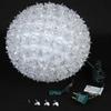 Novelty Lights 10in 150 Light Starlight Sphere, Clear, Extra Large Ornament Ball Light, 5ft Hanging Cord with S Hook, 12ft Power Cord with Stackable Plug, Commercial Grade view 2
