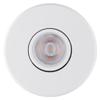 Globe Electric 90540 4" Swivel Round Trim Recessed Lighting Kit 10-Pack, White, Easy Install Push-N-Click Clips, 3.88" Hole Size view 3