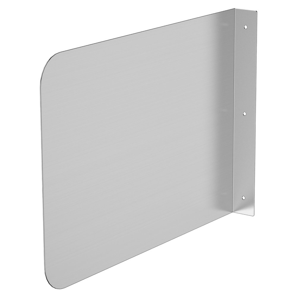 ACE Equipment SP-S1712 Stainless Steel Wall Mount Splash Guard for Commercial Restaurant Hand Sink and Compartment Prep Sink, ETL Certified (17"W x 12"H)